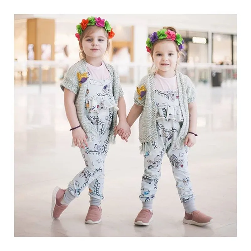 Новинка 2019 года милый детский комбинезон для маленьких девочек без рукавов С