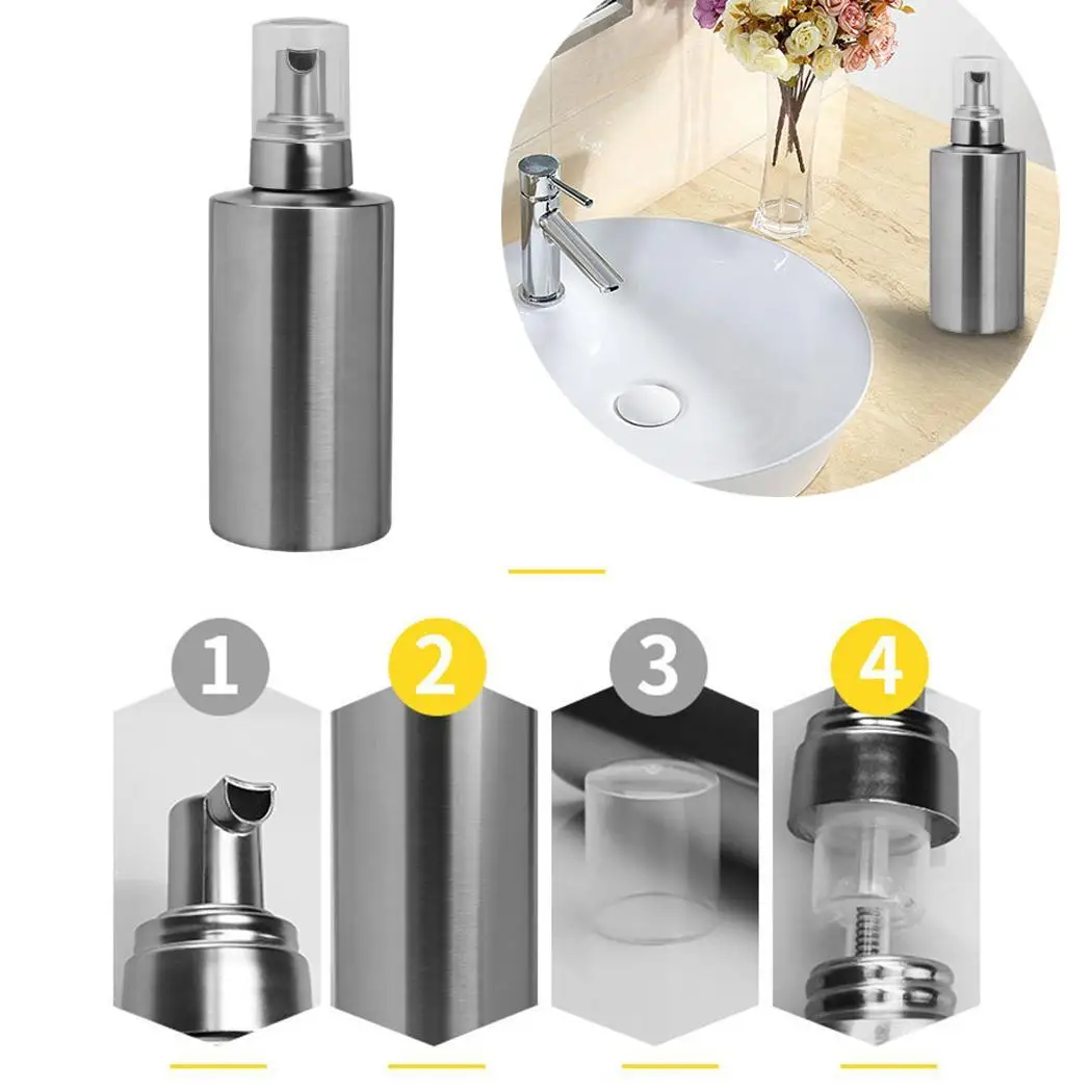 Дозатор из пенопласта нержавеющей стали бутылка для лосьона 550 мл 350 250 дозатор