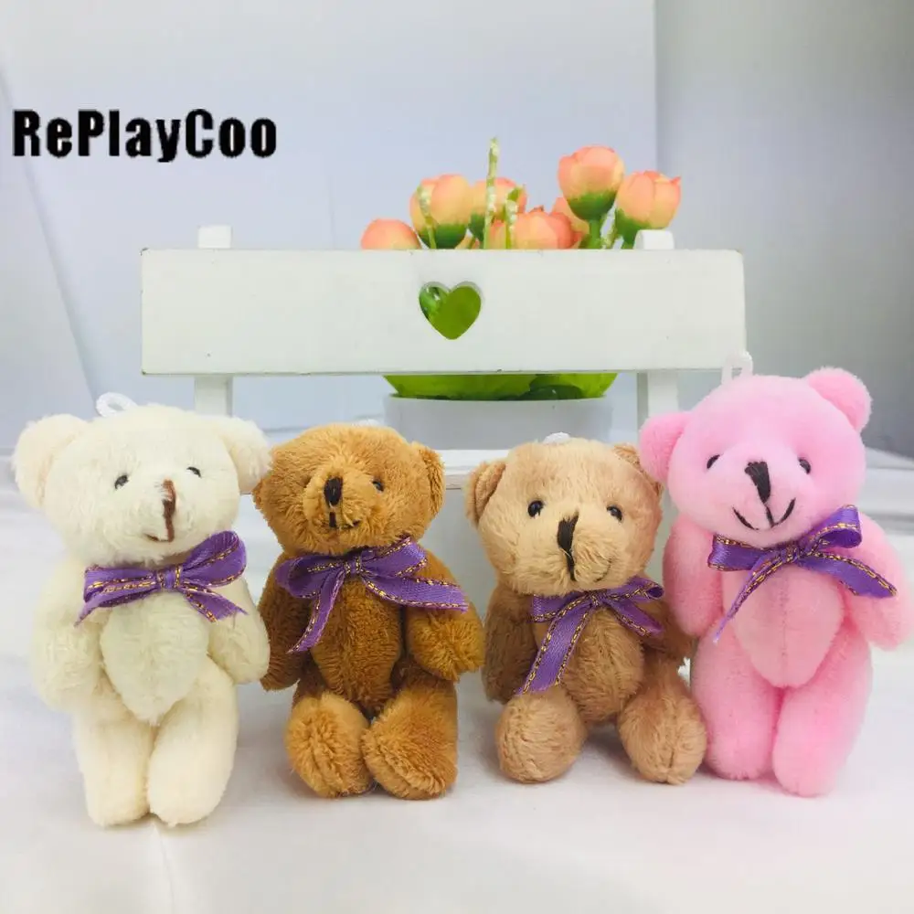 

50/100 шт., плюшевый мини-мишка, 8 см