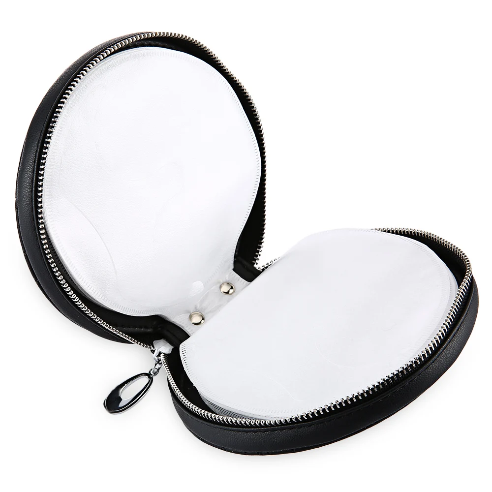 Портативный мягкий Автомобильный CD кожаный мешок мульти-функциональный большой