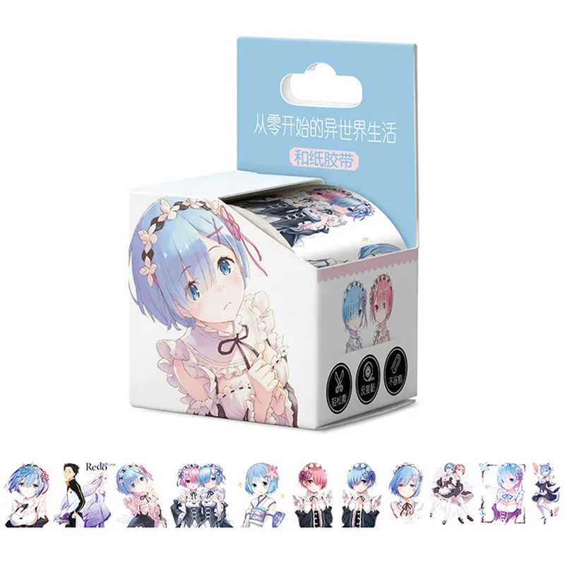 10 коробок/лот аниме Re Life in a different world from zero tape TOY Washi Tape бумажная наклейка для