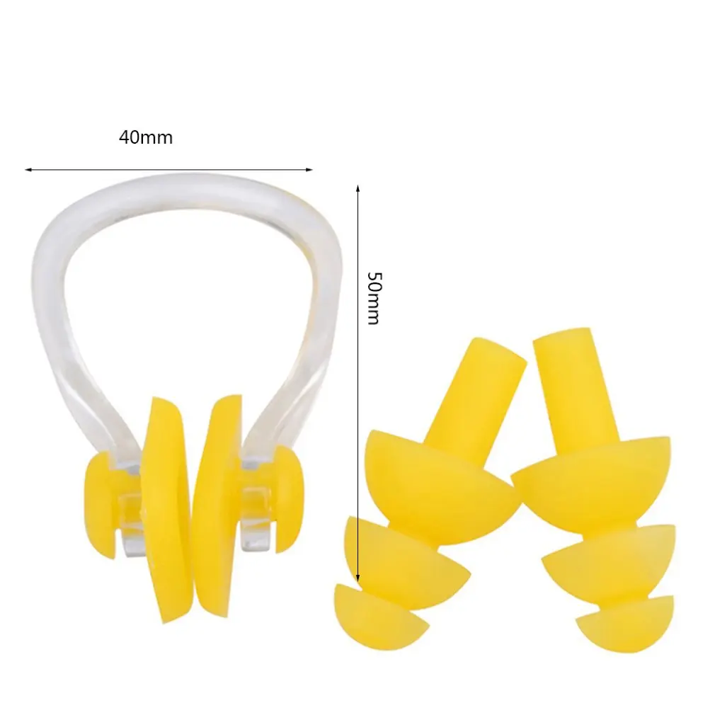 Заглушки для ушей зажим носа защитный чехол защита от воды заглушки мягкие