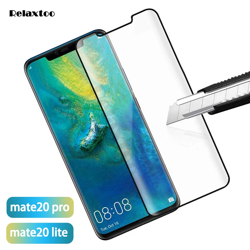 Закаленное стекло для Huawei Mate 20 Pro lite Защитная пленка экрана Mate20 3D полная защита