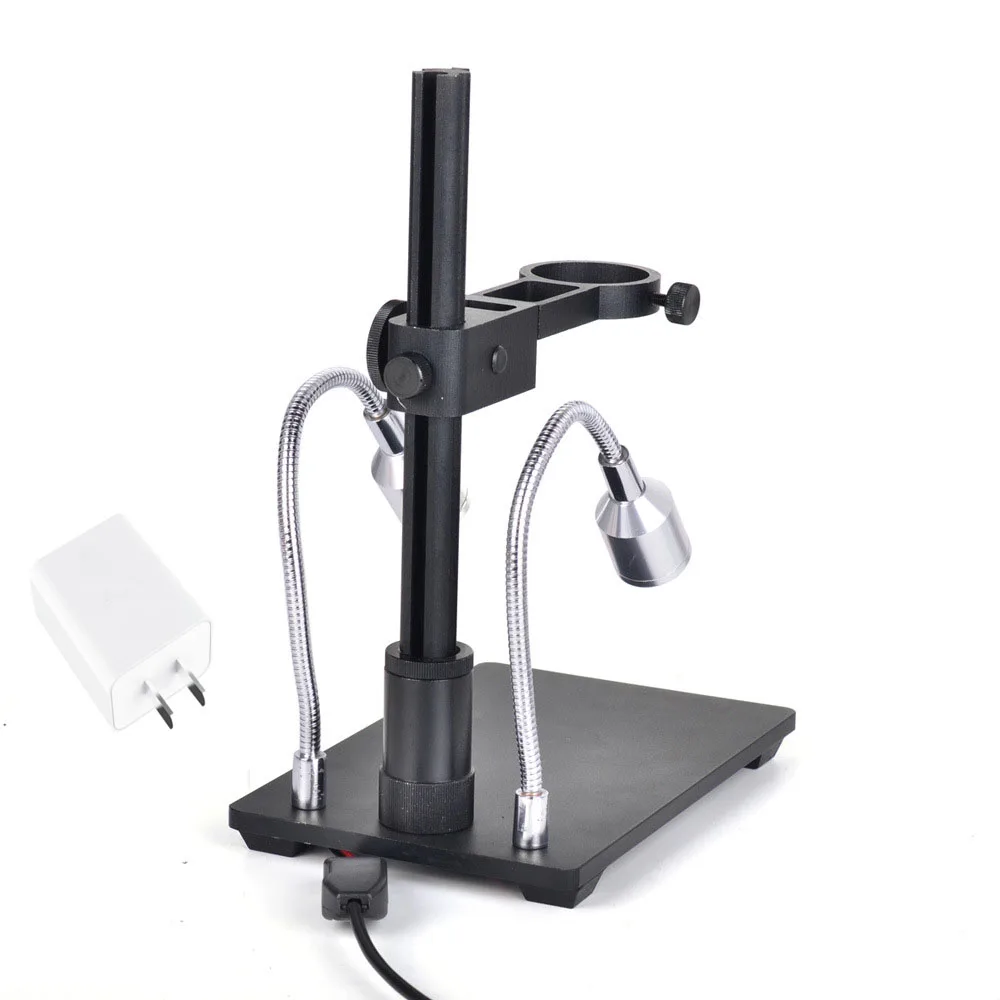 

Portable Aluminum Alloy Arm USB Microscope Stand Holder Bracket Mini Foothold Table Frame For Microscope Repair Soldering