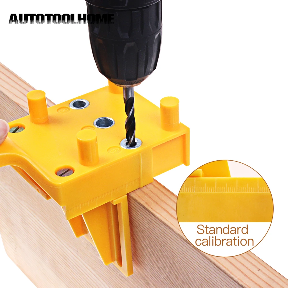 Быстрый Doweling сверлильный кондуктор Деревообработка буровой локатор практичный