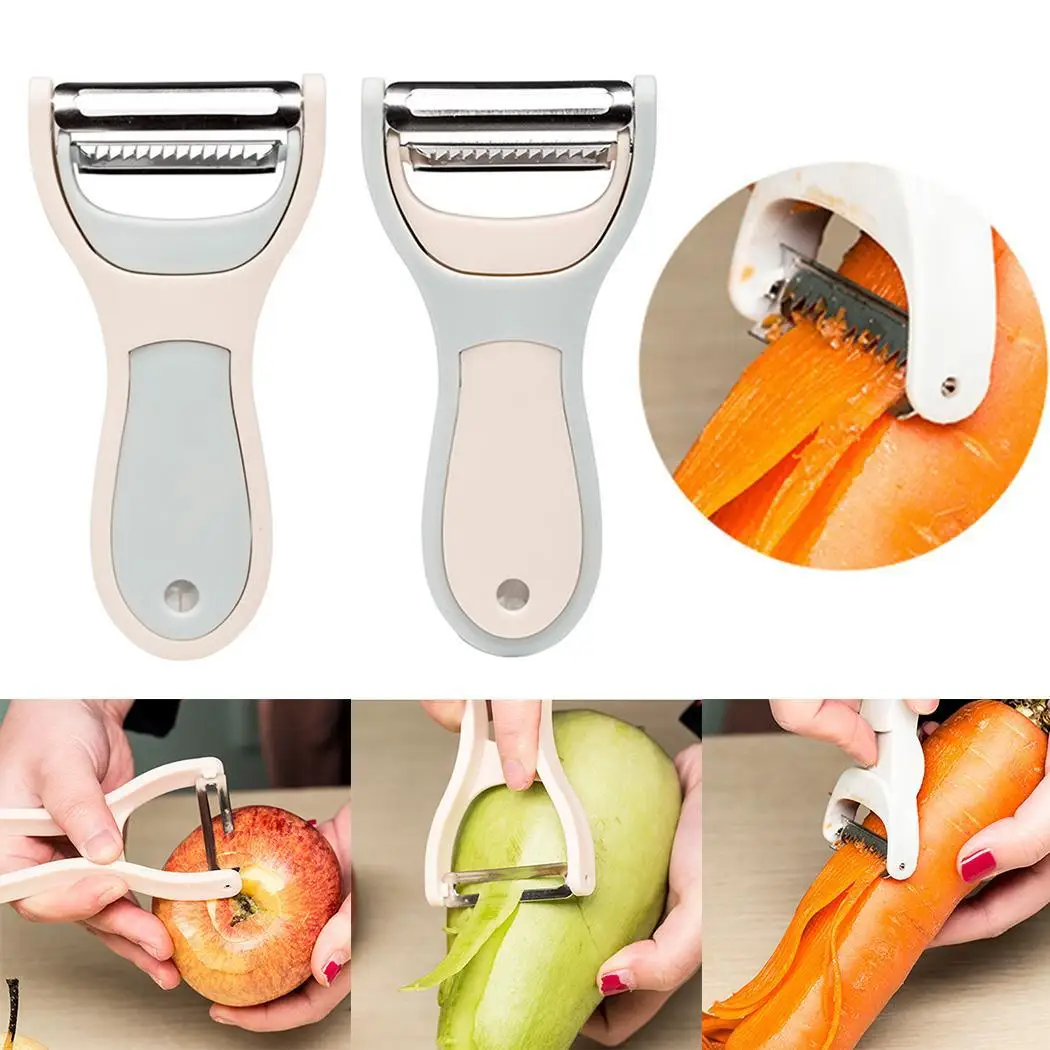 Новая многофункциональная кухонная Овощечистка для овощей фруктов синий