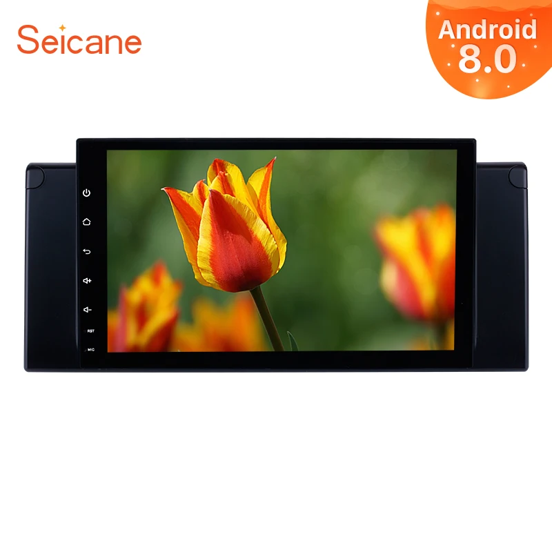 Seicane 1Din 9 &quotAndroid 8 0/8 1 головное устройство автомобиля радио для 1996 2003 BMW 5 серия E39 520i