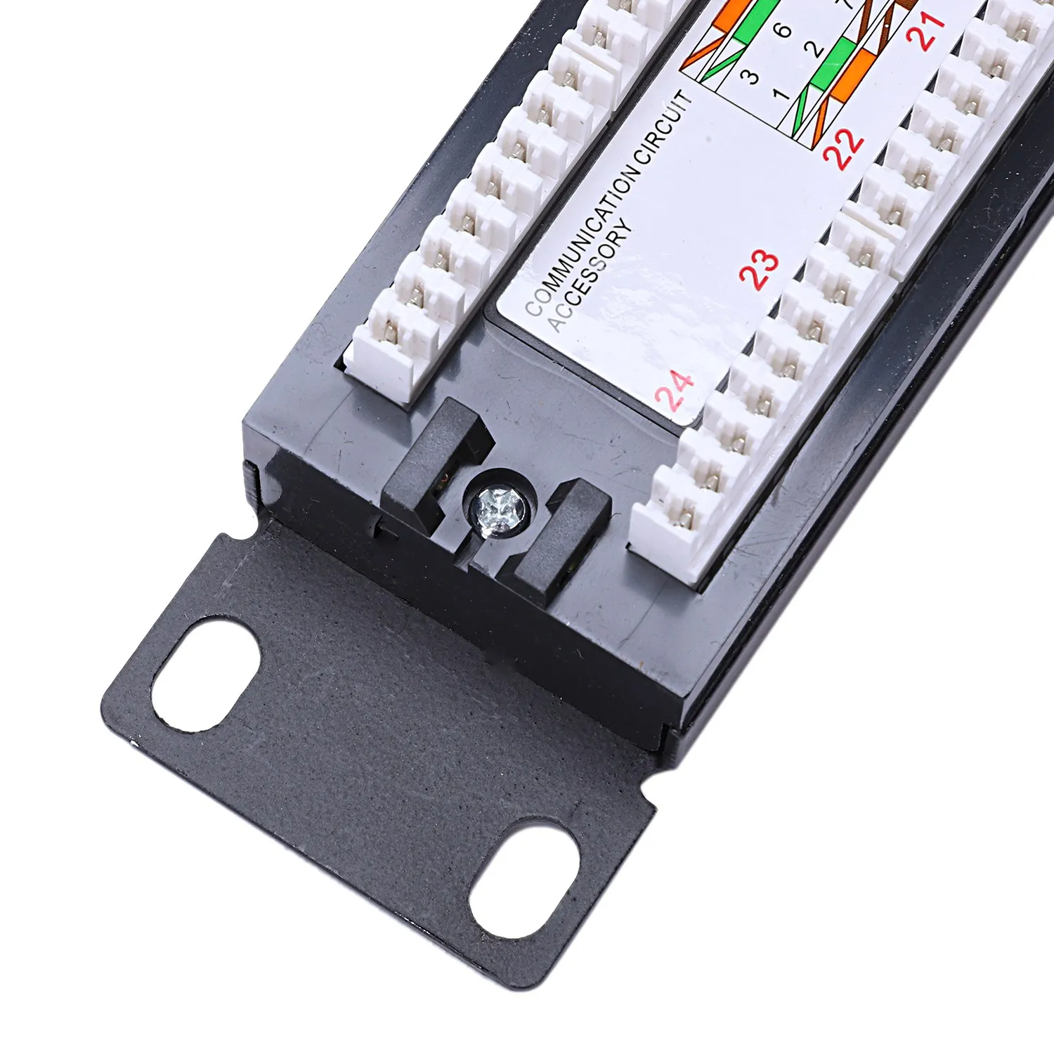 UTP 24 портовый Rj45 коммутационная панель полка кабель настенный кронштейн