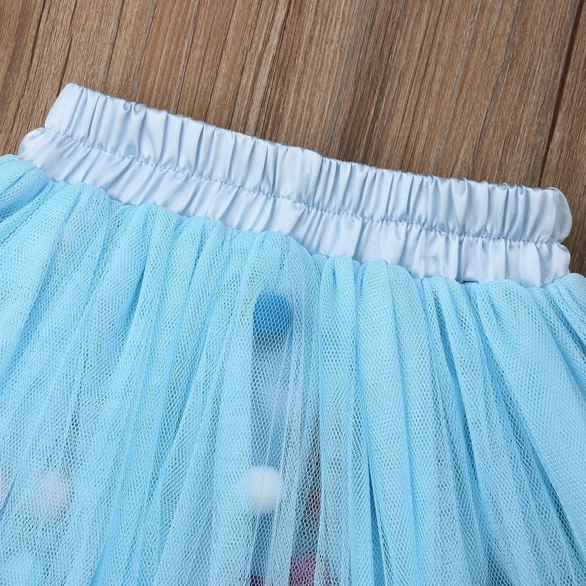 Костюм принцессы для маленьких девочек Pudcoco повседневная фатиновая юбка-пачка