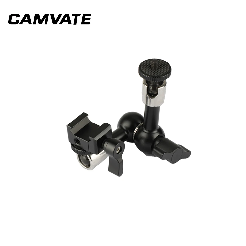 Шарнирный магический рычаг CAMVATE 7 дюймов с шариковой головкой 1/4 дюйма и зажимом