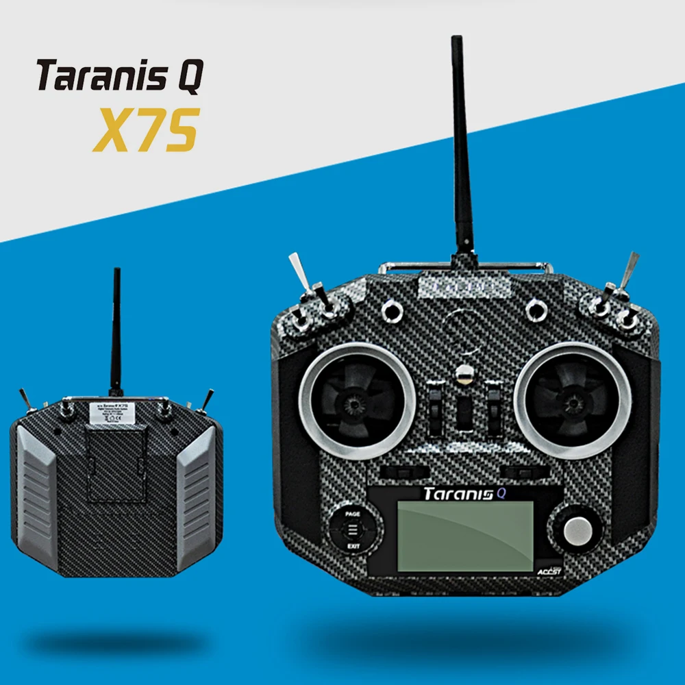Original FrSky Taranis Q X7S 16CH Transmitter with M7 Hall Sensor Gimbal for RC Airplane Helicopter FPV Racing Drone | Игрушки и хобби