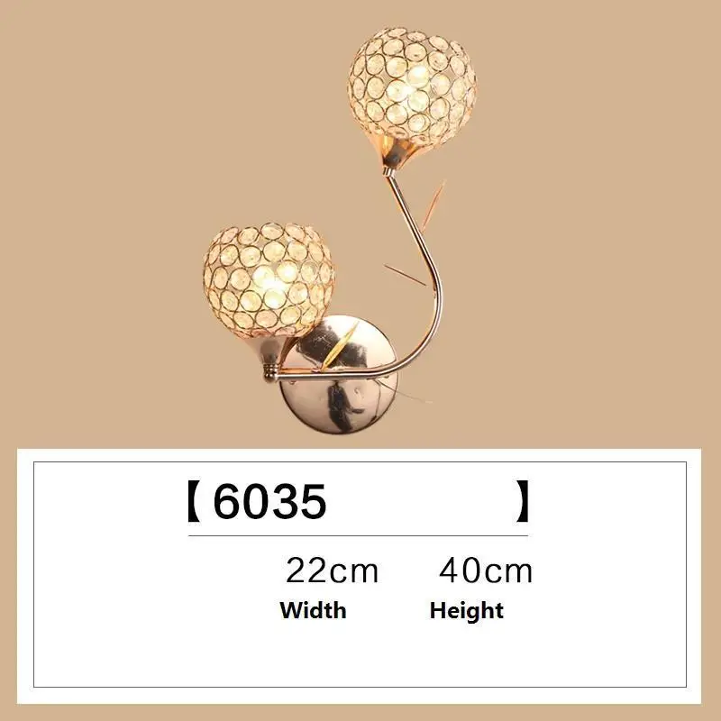 Лампа для дома Современная Penteadeira Wandlampe Led Lampara De Interior Aplique Luz Pared Wandlamp Crystal настенный
