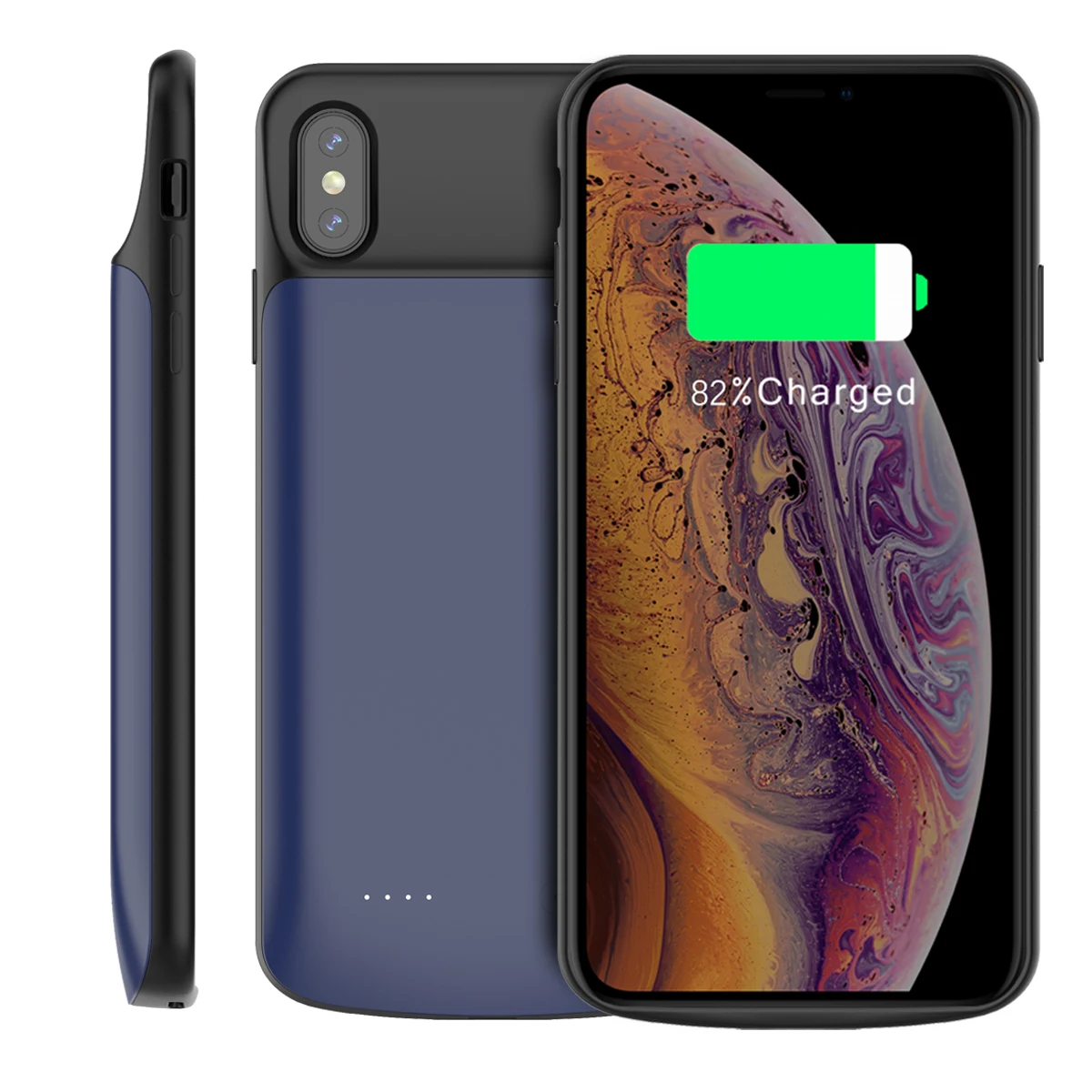 Для iPhone Xs аккумулятор Max зарядное устройство чехол с аудио 6000 мАч перезаряжаемый