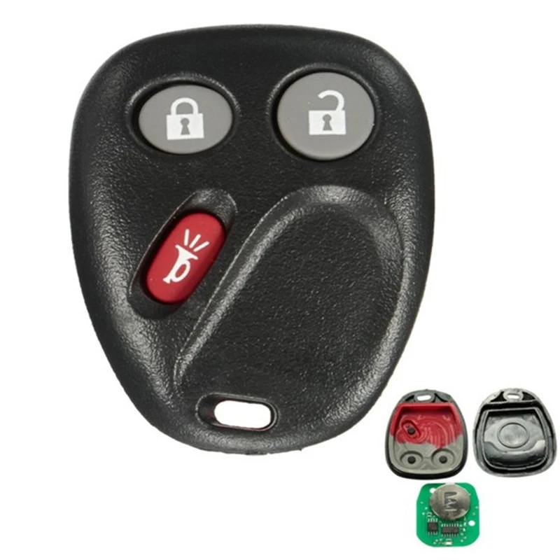 CARCHET 3 кнопки дистанционного ключа Fob Для Hummer H2 Chevrolet Avalanche Cadillac Escalade LHJ011 15186201 15132197
