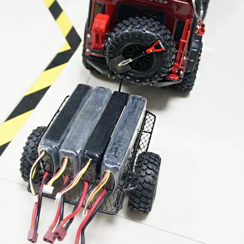 Металлический прицеп ковш Радиоуправляемый автомобиль сделай сам для Trx4 Trx 4 1/10 D90