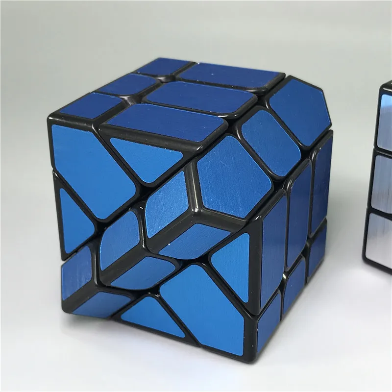 

YongJun YJ Speed 3X3X3 Fisher Cube Wire Drawing Style Magic Cubes Speed Puzzle Learning Educational Toys For Children Kids