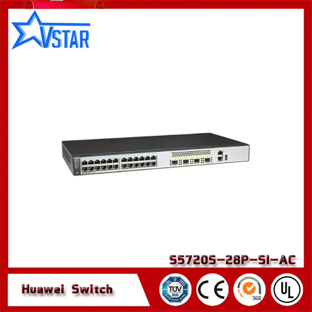 S5720S Series 28P SI AC hua wei 24 портовое гигабитное волокно|Оптоволоконное оборудование| |