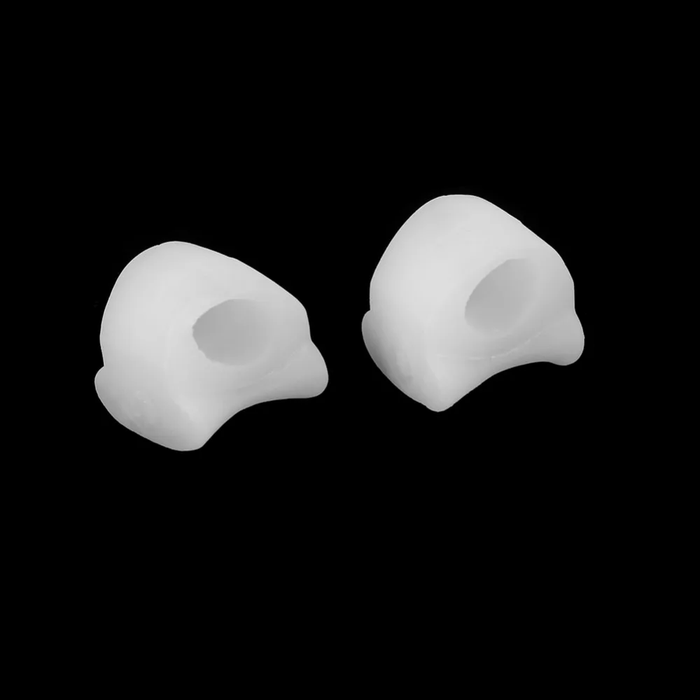 2 шт. силиконовый гель Bunion Splint Toe Separator Перекрывающийся распределитель корректор