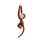 Кукла Плюшевая в виде обезьяны, милая мягкая занавеска с длинным хвостом, занавеска для сна, Успокаивающая животное, подарок на день рождения, 4 цвета, 65 см