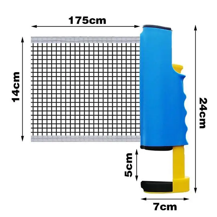 Retractable Table Tennis Grid Plastic Strong Mesh Net Portable Kit Rack Replace For Ping Pong Playing | Спорт и развлечения