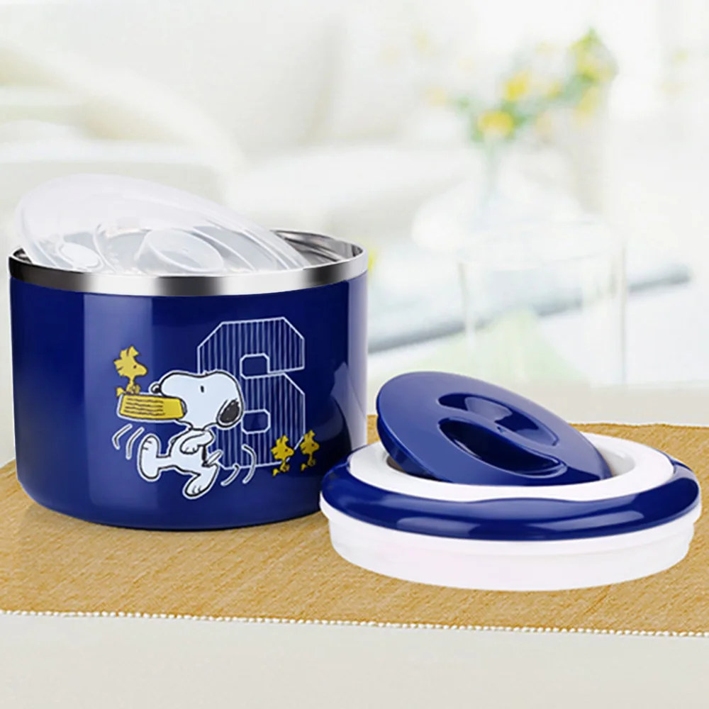 SNOOPY 1200 мл портативный термос из нержавеющей стали однослойный нетоксичный