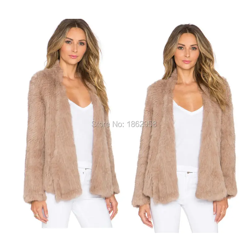 Wholesale Link SJ020 Australia Fashionable Winter Rabbit Top Quality Thick Knit Jacket | Женская одежда