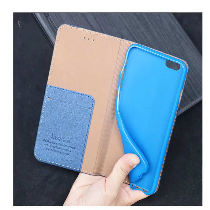 Деловой Чехол для мобильного телефона iphoneX 6/6 S/6 Plus 7/7plus 8/8 plus флип-чехол из ТПУ