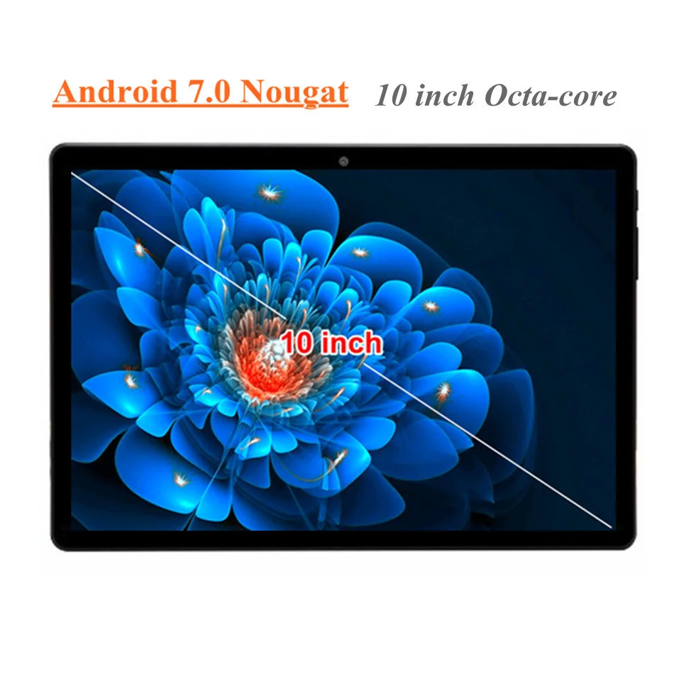 Восьмиядерный 4G LTE + WiFi Android 7 0 планшетный ПК 10 &quot1920x1200 дисплей 32/64 Гб Dual SIM
