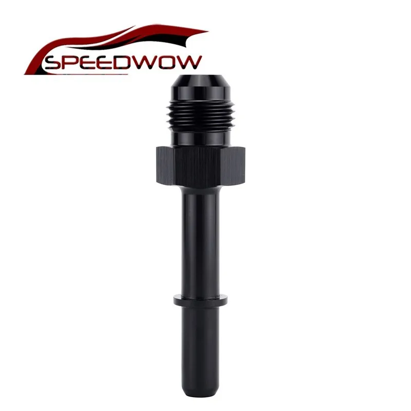 SPEEDWOW черный анозированный 6 AN вспышка до 5/16 &quotSAE быстроразъемный мужской