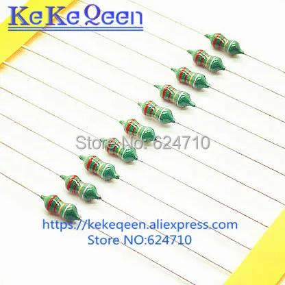 20PCS 0307 1/4w Inductor Color ring inductance 22UH 27UH 33UH 39UH 47UH 56UH 68UH 82UH 100UH 120UH 150UH 180UH 200UH 220UH..