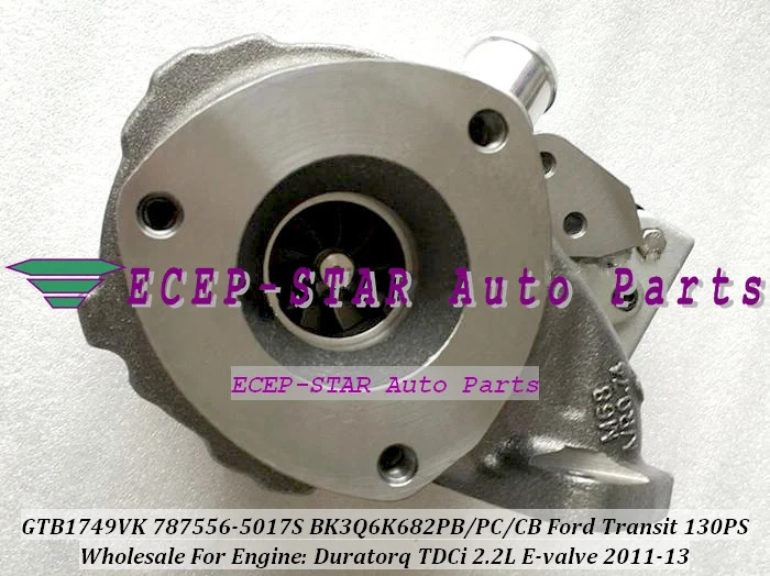 GTB1749VK 787556 0017 5016S 1717628 BK3Q6K682PC BK3Q6K682CB Turbo для Ford Transit 130PS Duratorq 2.2L E valve|Воздухозаборники| |