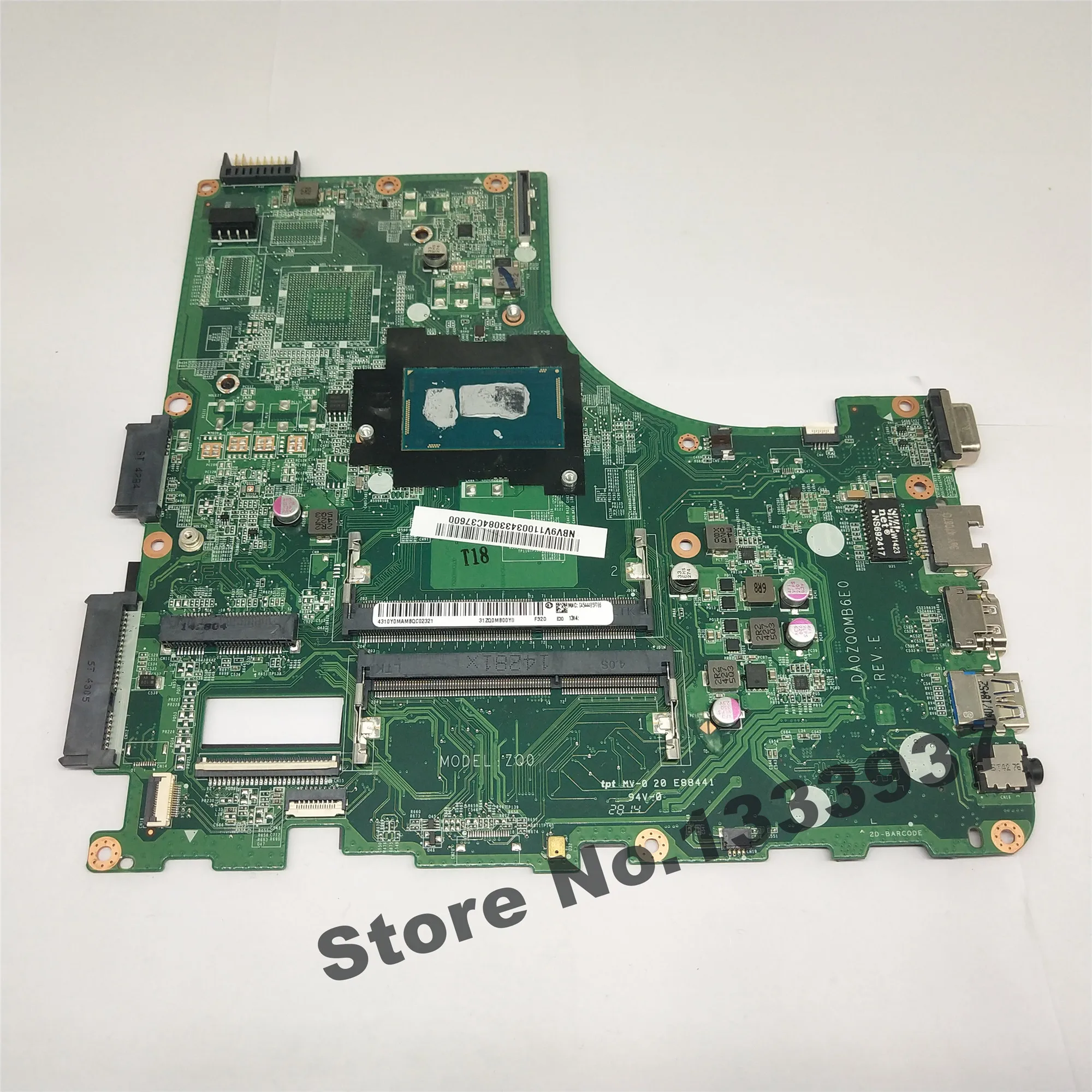 Материнская плата DA0ZQ0MB6E0 для ноутбука Acer V3 472P ZQ0 системная SR1EN E5 471G