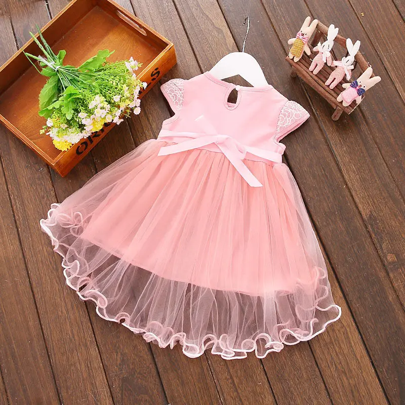 Summer Baby Girls Floral Dress Princess Party Wedding Tulle Dresses Lovely Cute Lace Toddler Children Kid Girl Sundress 0-3Y | Детская