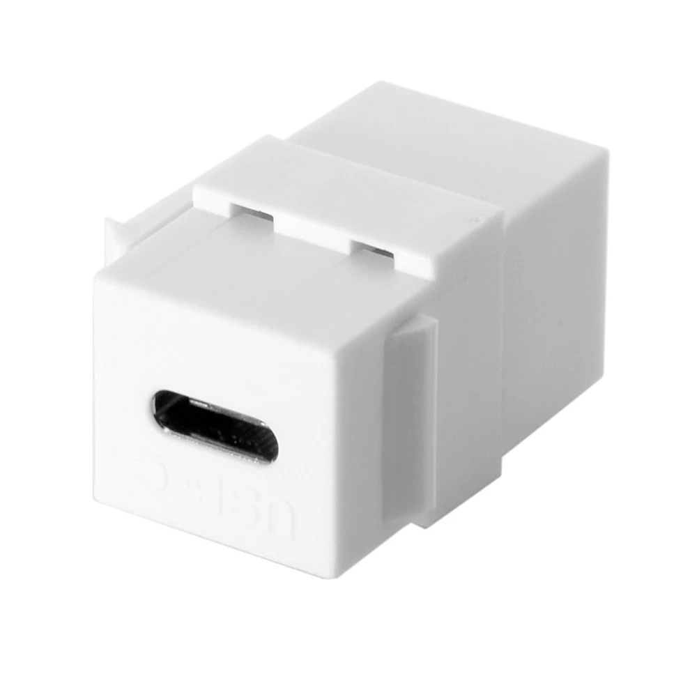 FULL-USB C Keystone Jack (2-Pack) USB 3 1 Type-C коннектор Insert Female для панели розетки настенной