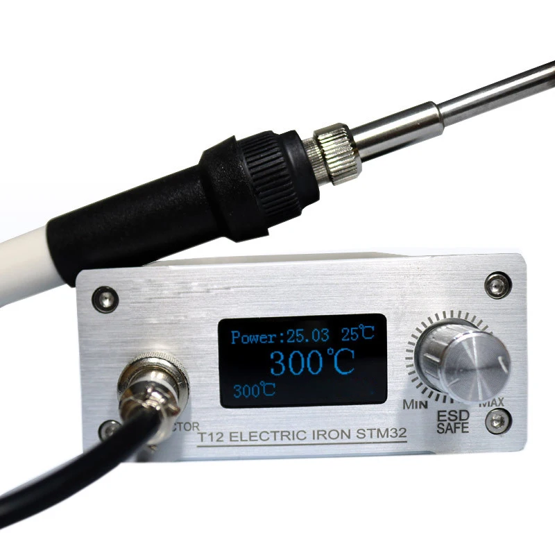T12 STM32 OLED паяльная станция панель с ЧПУ 93x42x130 мм 907 ручкой T-12K паяльником |