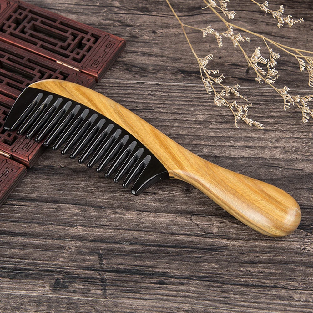 Кисточки зеленый сандалового дерева для женщин мужчин подарок круглая ручка