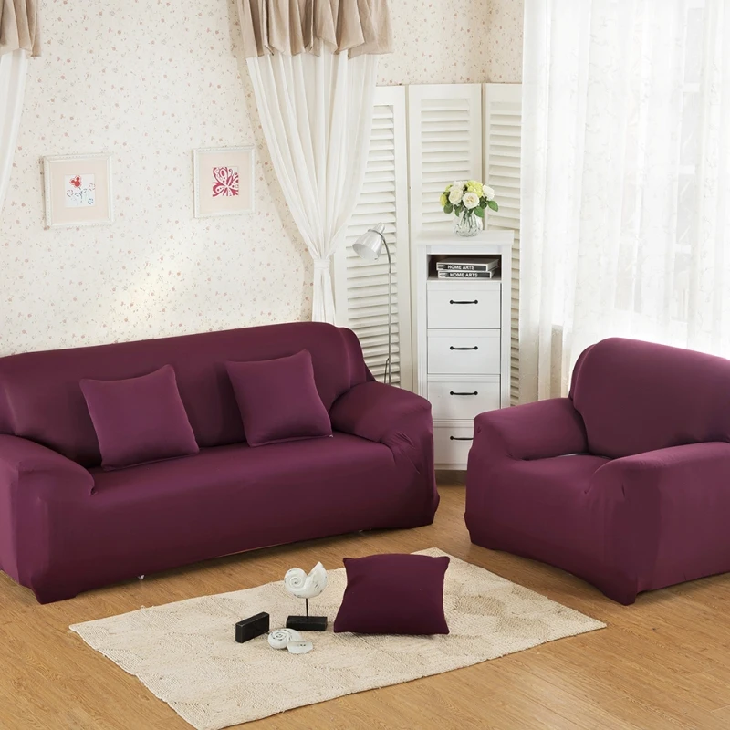 Color Stretchy Slipcover Non-slip Chair Loveseat Sofa Cover High Elastic Cushion Case Anti-dust Protection 41 | Дом и сад