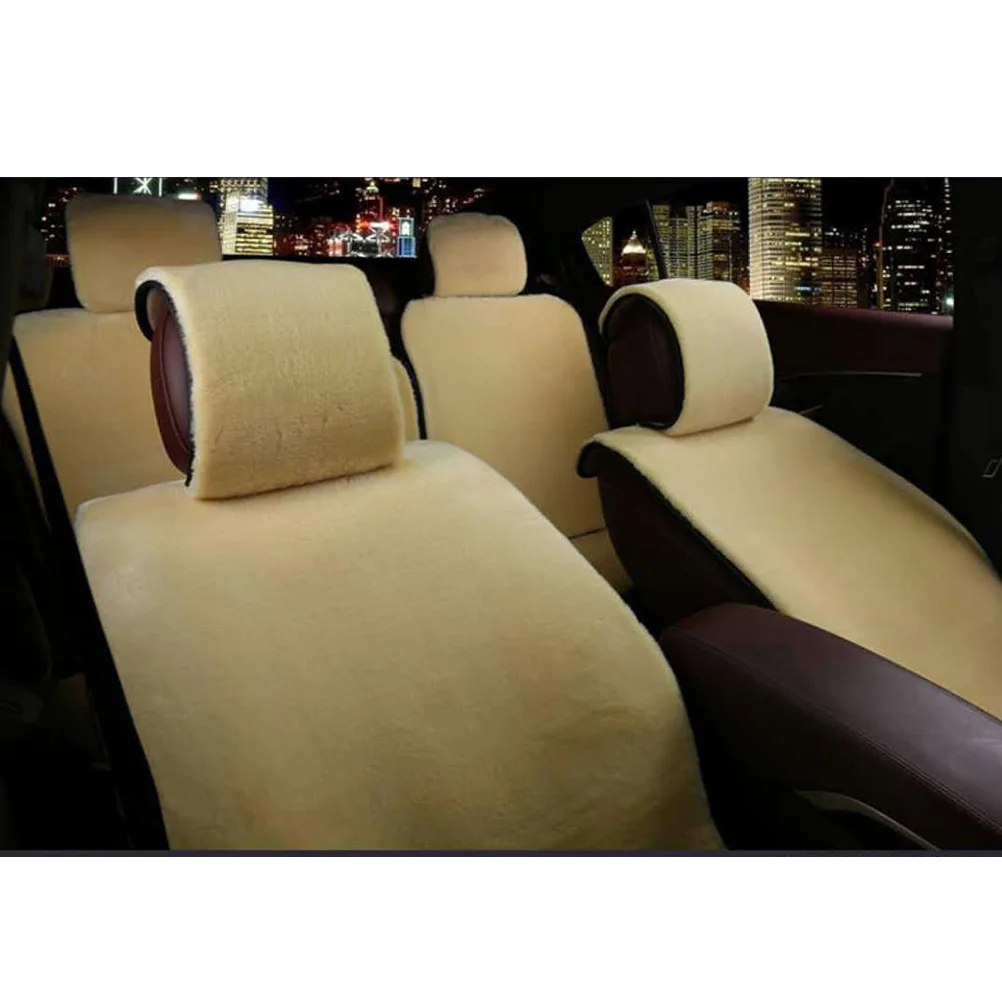 1 шт. теплый плюшевый Чехол для автомобильного сиденья переднего Мягкий Пушистый