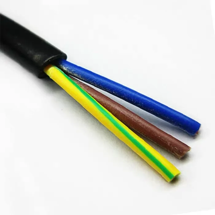 5 метров RVV 4 ядра 0.75MM2 1.0MM2 1.5MM2 2.5MM2 4MM2 Медь провод электрический кабель черный