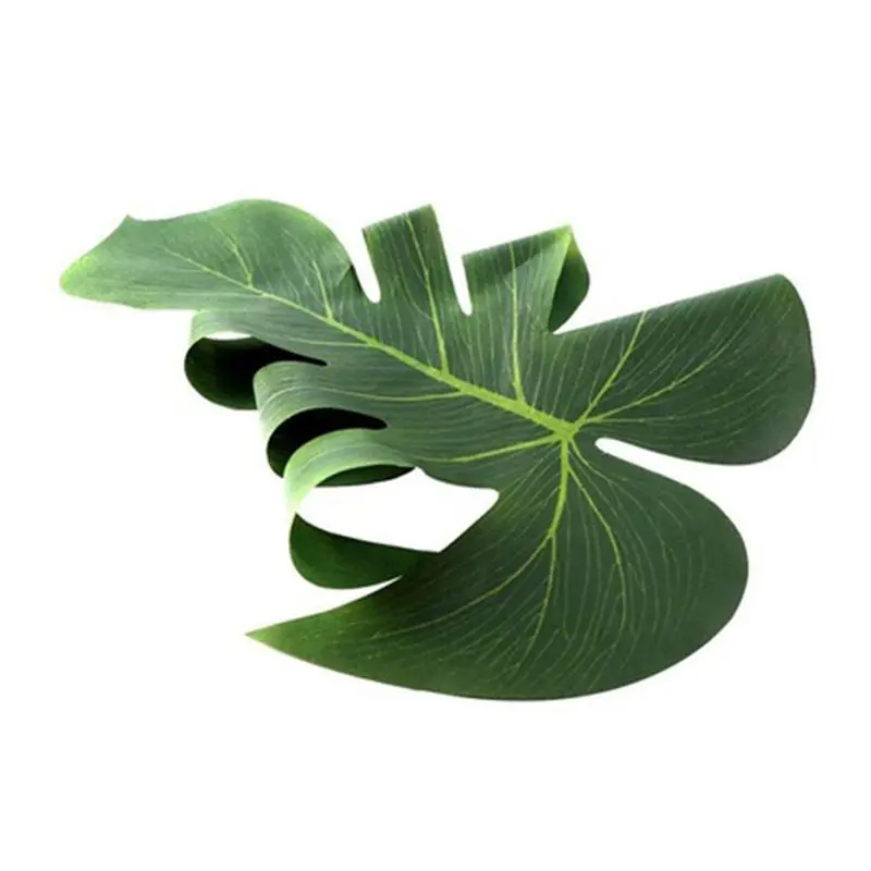 12 шт. Таблица Флаг тропические Пальмовые Листья эмуляции Гавайские тематическая