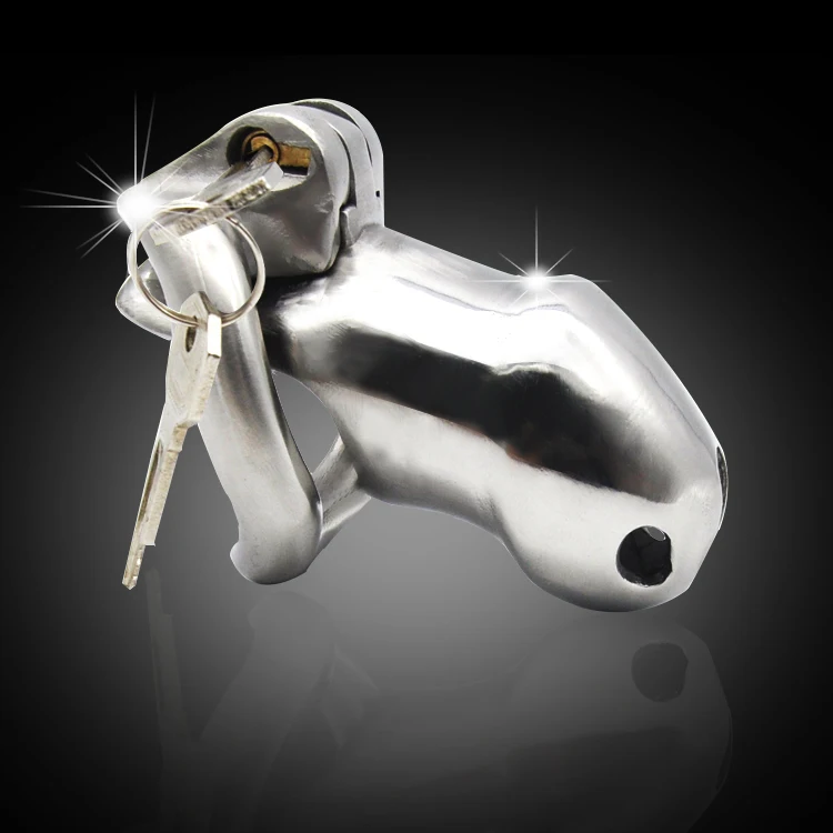 COUPER Stainless Steel Male Chastity Device Cock Cage Virginity Lock Penis Ring Belt Adult Game CPA256 | Красота и здоровье