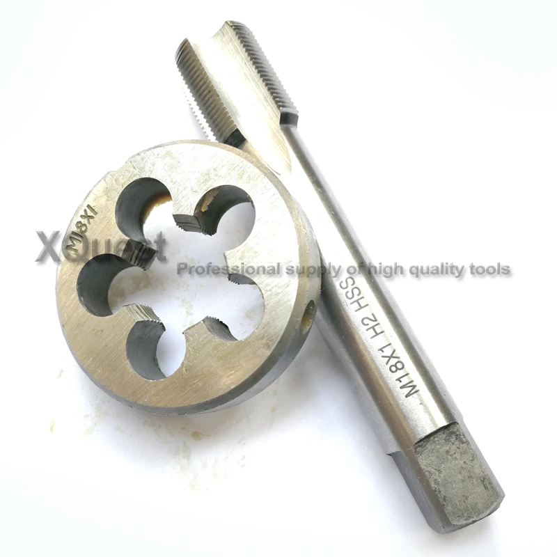 2pcs Metric Screw hand tap and die Set Fine thread dies taps suit M4 M5 M6 M7 M8 M9 M10 M11 M12 M13 M14 M15 M16 M17 M18 M19 M20 images - 6