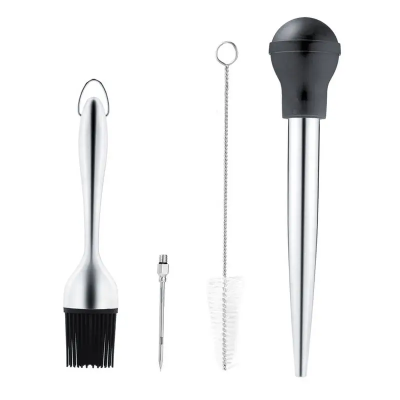 4 шт. набор инструментов для барбекю силиконовая лампа пипетка капельница из