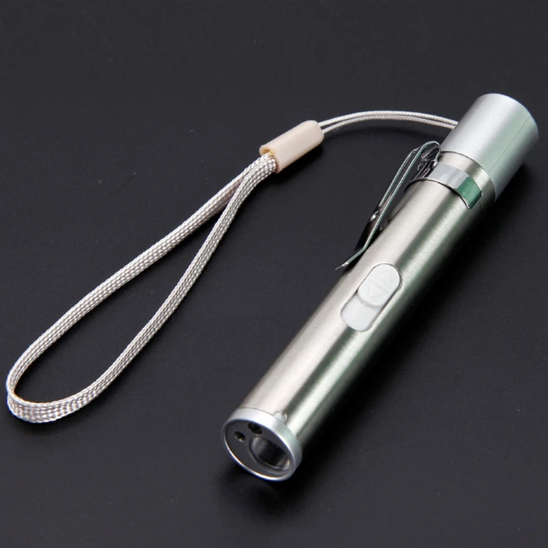 Новый USB Перезаряжаемый светодиодный лазерный фонарик высокое качество Мощный