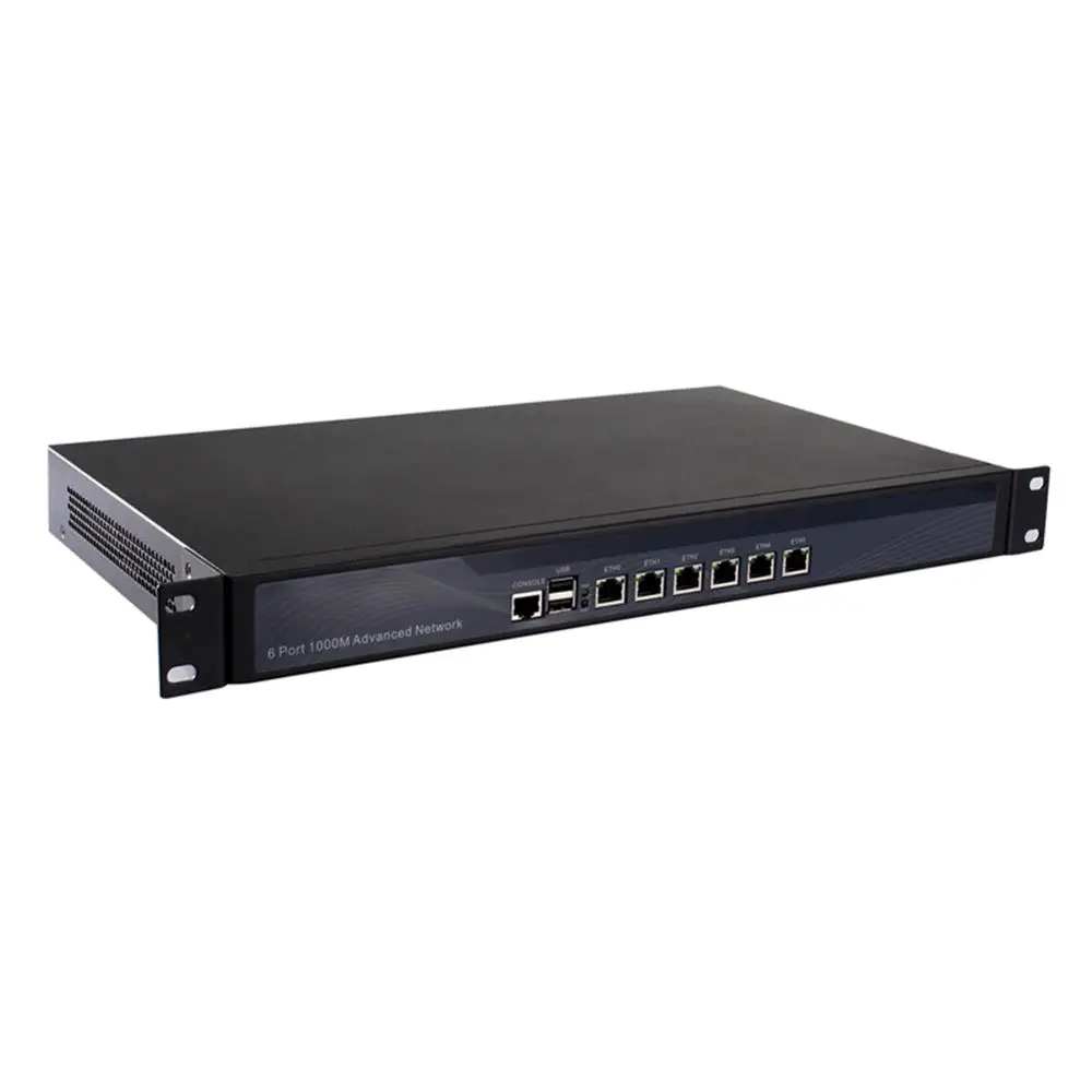 1U Rackmount Firewall Network Security Appliance ARS06/ARS06k Intel Celeron J4125/N5105 Router PC Mikrotik VP 6LAN 2USB COM