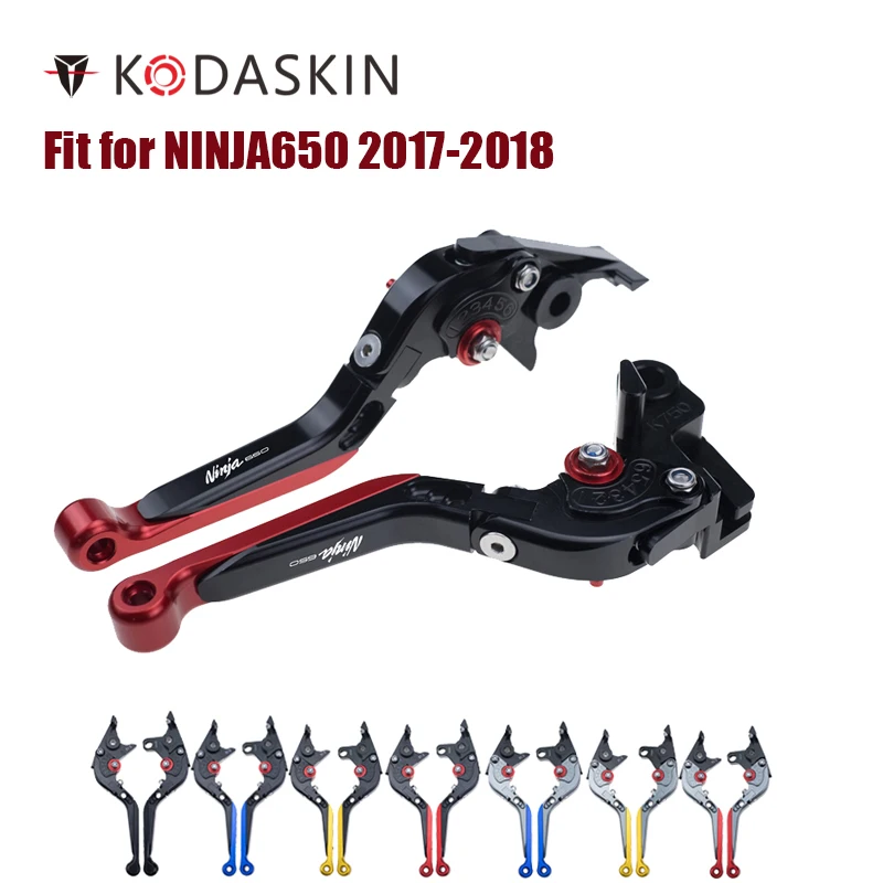 KODASKIN сцепные рычаги для KAWASAKI NINJA650 2017 2018 Складные Выдвижные Длинные