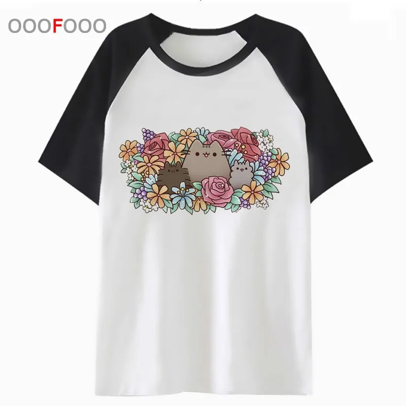 Pusheen Футболка Топ одежда футболка для смешной мужской harajuku уличная мужчин хип хоп