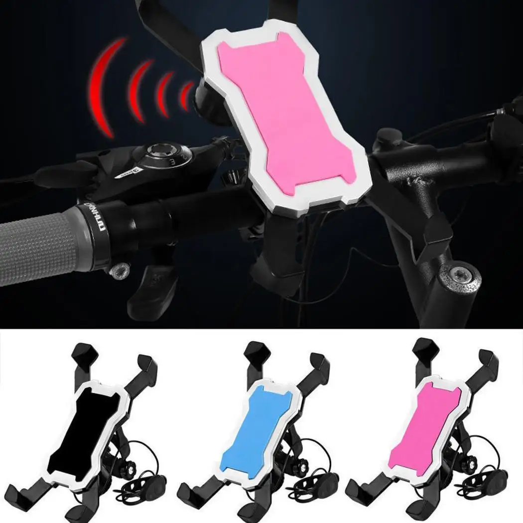 360 Degree Rotation Bike Phone Holder With Electric Horn Bicycle Mountain Motorbike Accessory | Спорт и развлечения