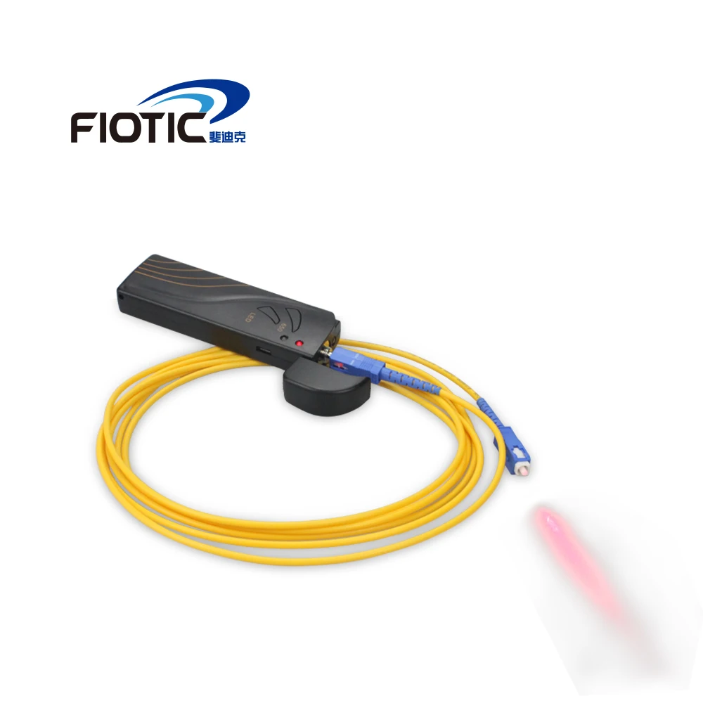 FTTH волоконно оптический тестер Тип ручки красный лазерный свет визуальный
