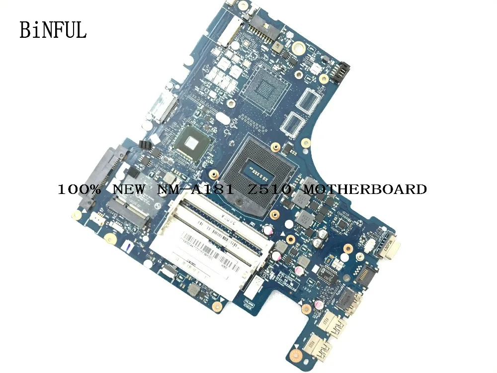BiNFUL 90 дней гарантии 100% AILZA NM A18 1 REV: 0 материнская плата для ноутбука LENOVO Z510 ноутбук
